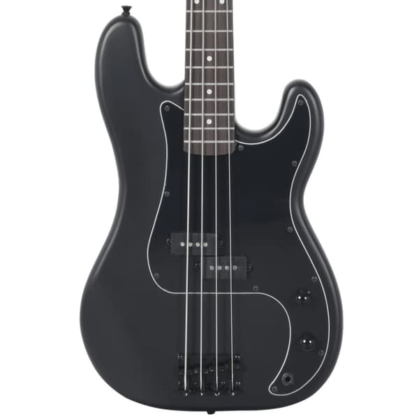 Elektrisk basgitarr för nybörjare med väska svart 4/4 46"