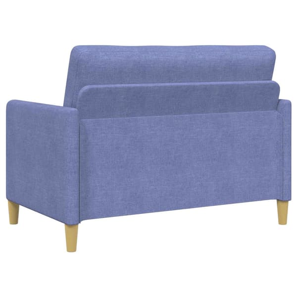 Soffgrupp med förvaring 2 pcs Jeansblå Polyester