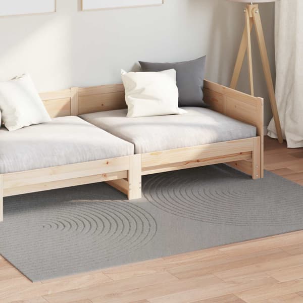 Områdesmattor Rektangulär GALATI Grå 200 x 140 cm Polyester