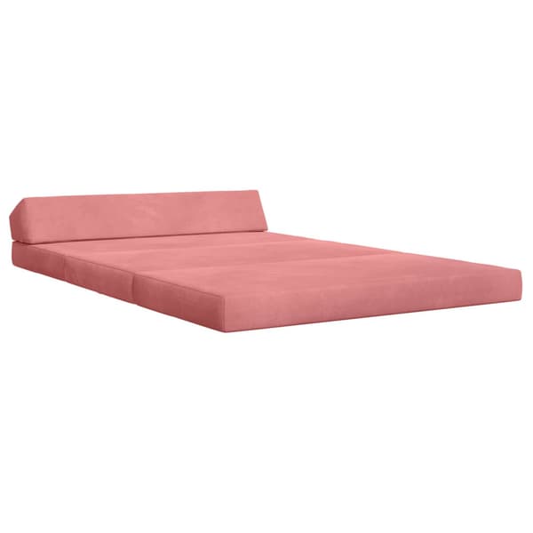 Fällbar Soffbed Rosa 120 x 60 x 49 cm Tyg