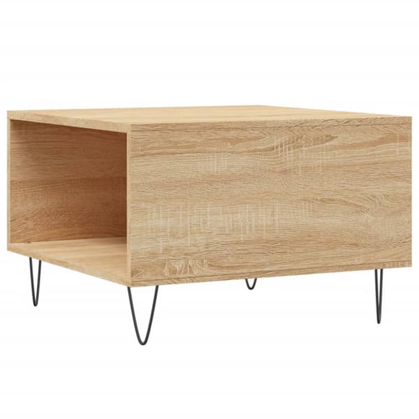 Soffbord sonoma-ek 55x55x36,5 cm konstruerat trä