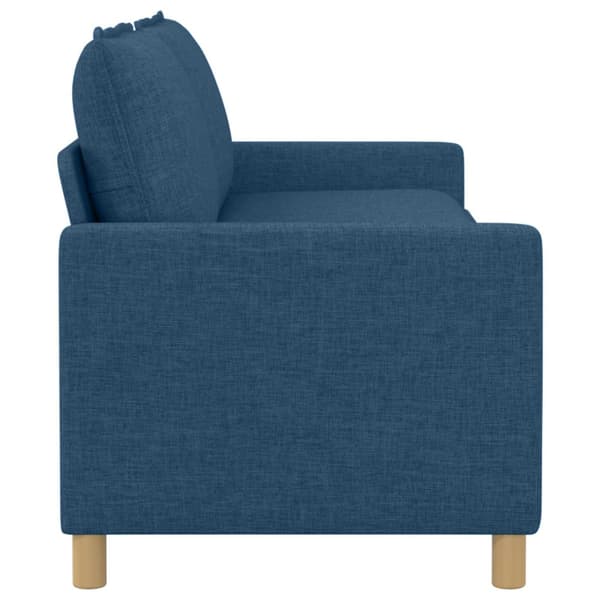 Soffa Blå Tyg