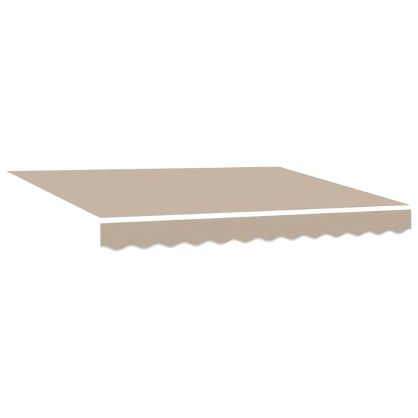 Utdragbar markis Beige 300 x 250 cm Polyester