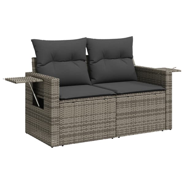 Trädgårdsoffset 13 pcs Grå konstrotting