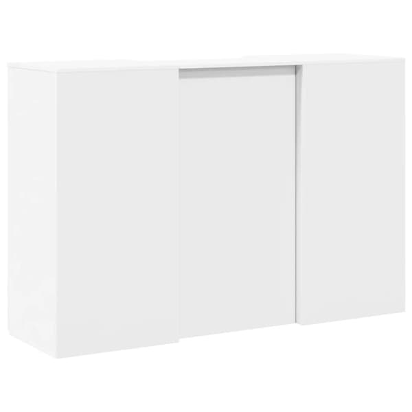 Receptionsdisk vit 155x50x103,5 cm konstruerat trä