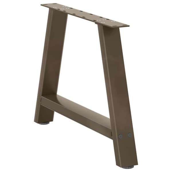 Soffbordsben A-formade 2 st 60x(42-43) cm stål