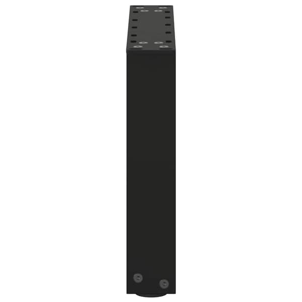 Soffbordsben U-formade 2 st svarta 30x(30-31) cm stål