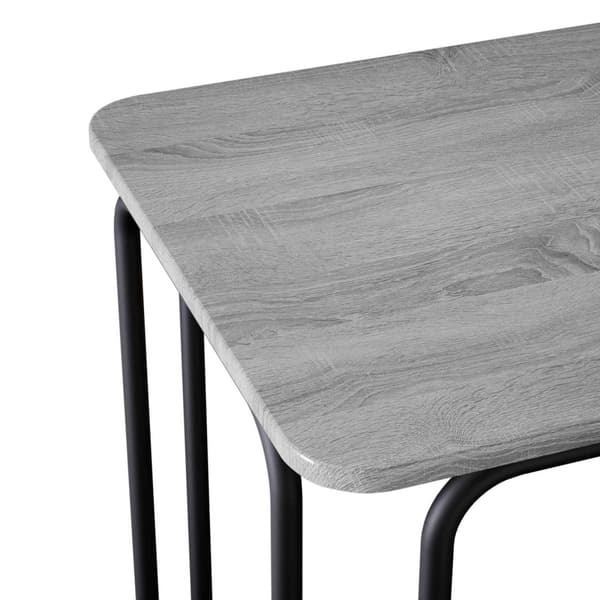 Matbord 100 x 50 x 75 cm Konstruerat trä Grå Sonoma Rektangulär