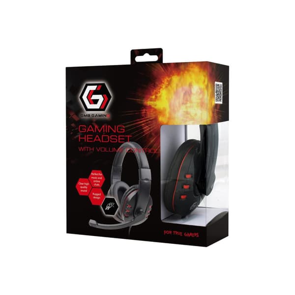 Gembird GHS-402 - headset - 3,5 mm kontakt