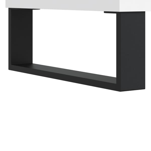 Soffbord vit 60x50x36,5 cm konstruerat trä