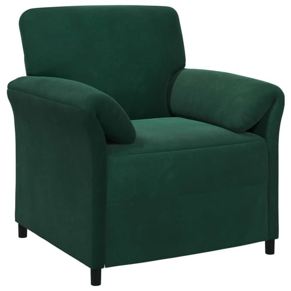 En-sitssoffa Mörkgrön 88 x 83 x 95 cm Sammet