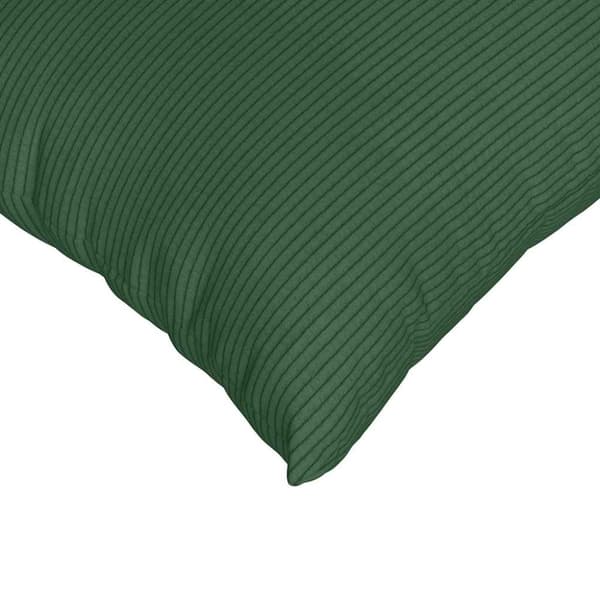 Sofakuddar 2 pcs Mörkgrön 60 x 60 cm Kordread tyg