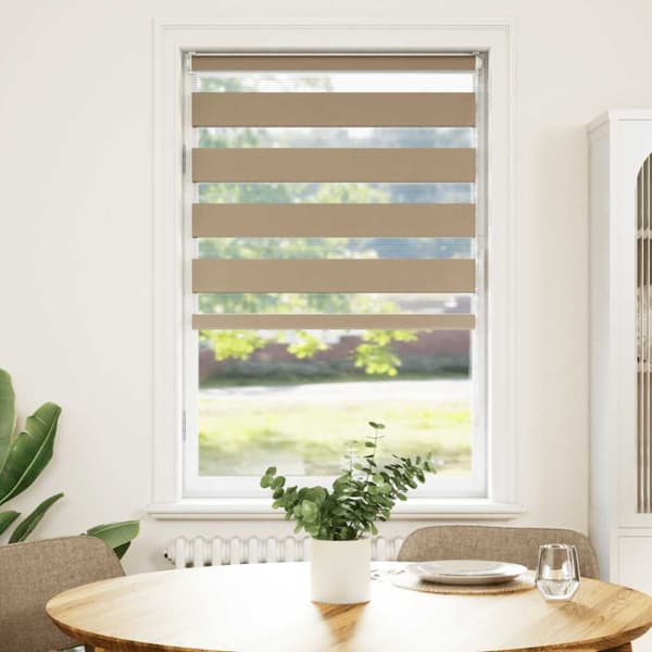 Rullgardin zebra 80x150 cm tyg bredd 75,9 cm polyester