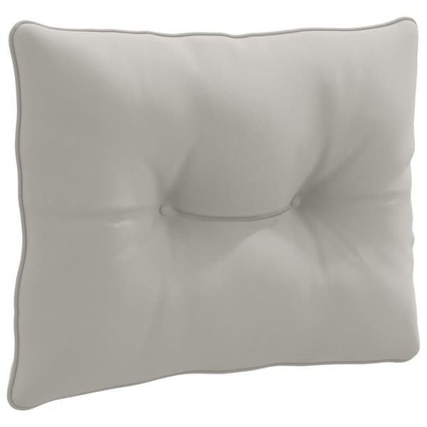 Ryggkudde PUTTEN 100% Polyester Grå 60 x 40 x 10 cm