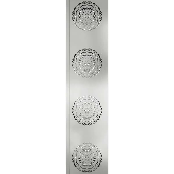 Solar LED Stig Ljus 2 pcs Silver Galvaniserat stål