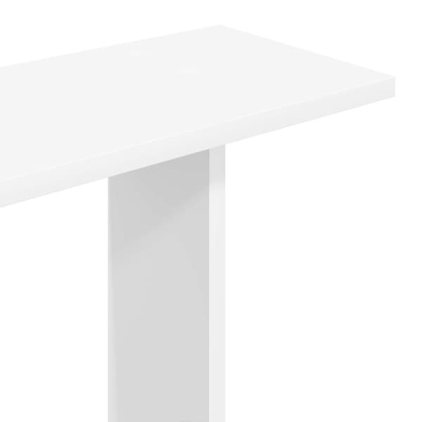 Vägg hylla Vit 80 x 20 x 96 cm Konstruerat trä