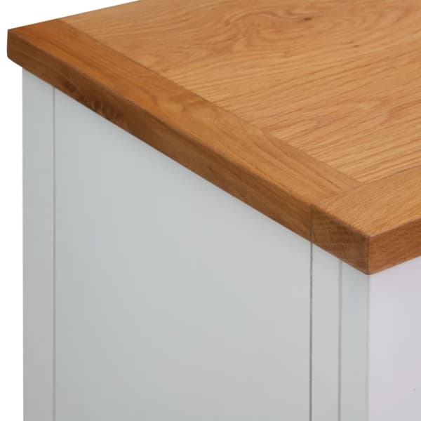 Skänk 90x33,5x83 cm massiv ek