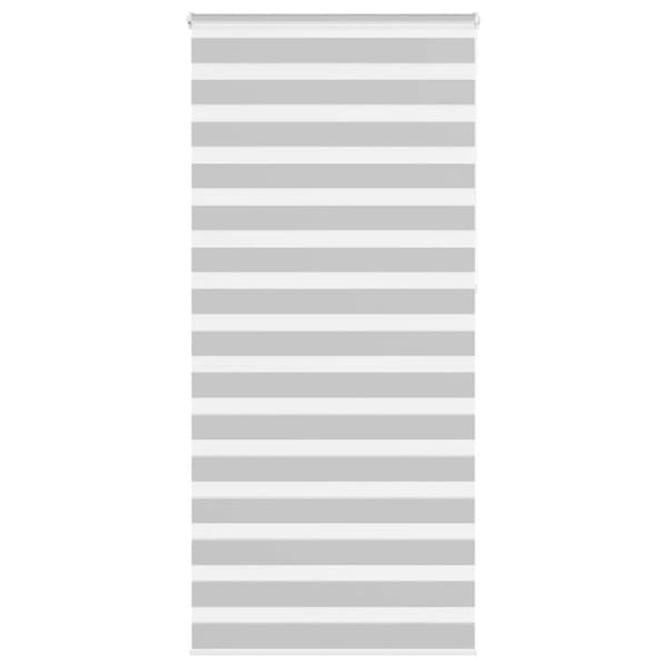 Rullgardin zebra ljusgrå 105x230 cm tyg bredd 100,9cm polyester