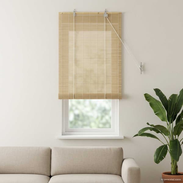 Rullgardin Naturlig 60 x 160 cm Bambu