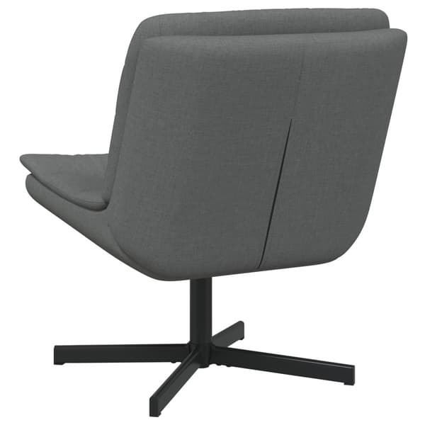 Skrivstol Mörkgrå 63 x 75 x 76 cm tyg
