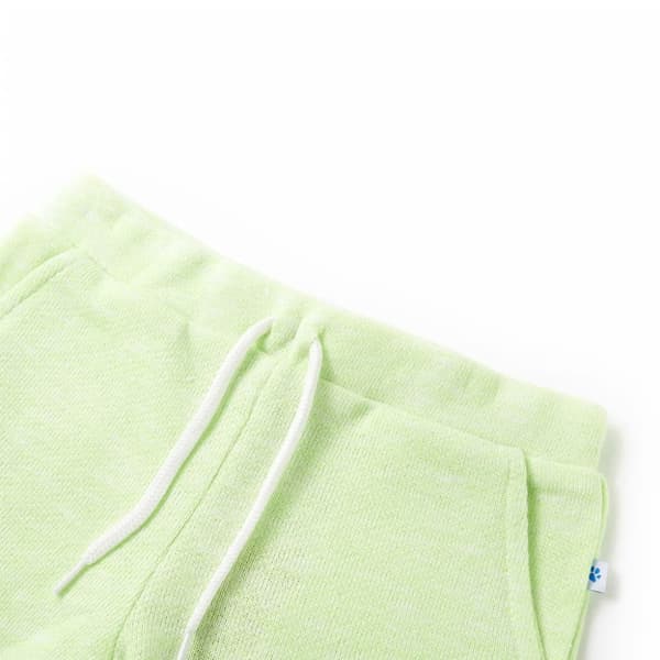 Barnshorts med snöre neongul 140