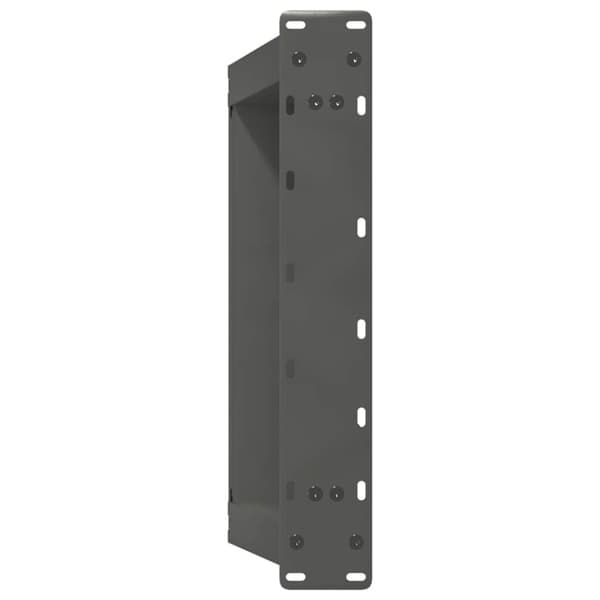 Soffbordsben U-formade 2 st antracit 40x(30-31) cm stål