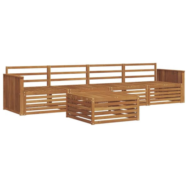 Utomhussoffset 5 pcs Naturfärg