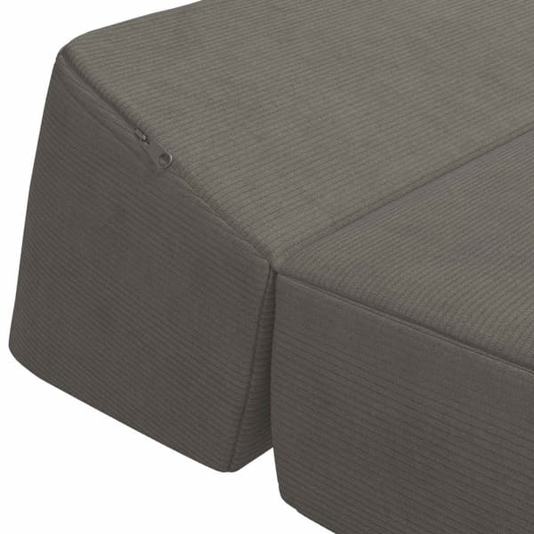 Fällbar Soffbed Ljusgrå 60 x 70 x 41 cm Tyg
