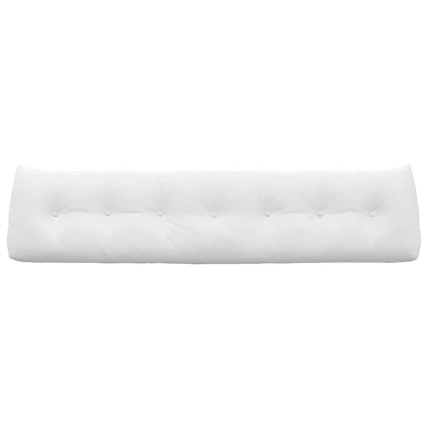 Ryggkudde Vit 200 x 24 x 50 cm tyg