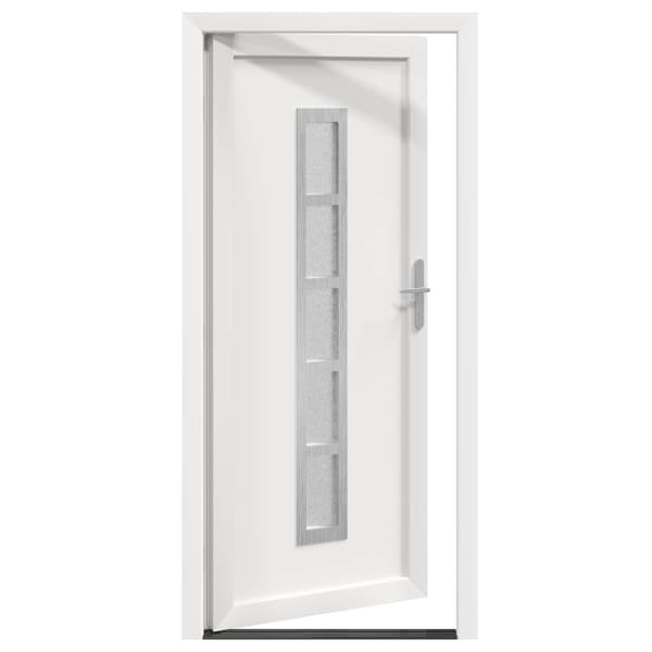 Framdörr Vit 108 x 208 cm PVC