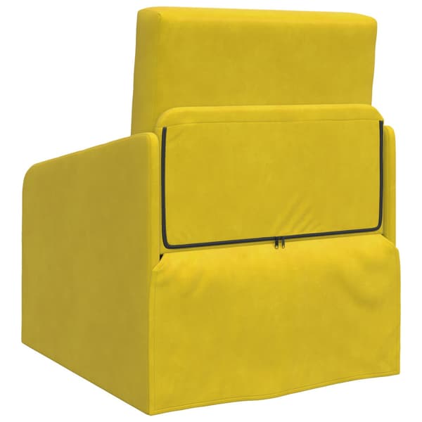 Soffsäng Gul 65 x 80 x 83 cm Sammet