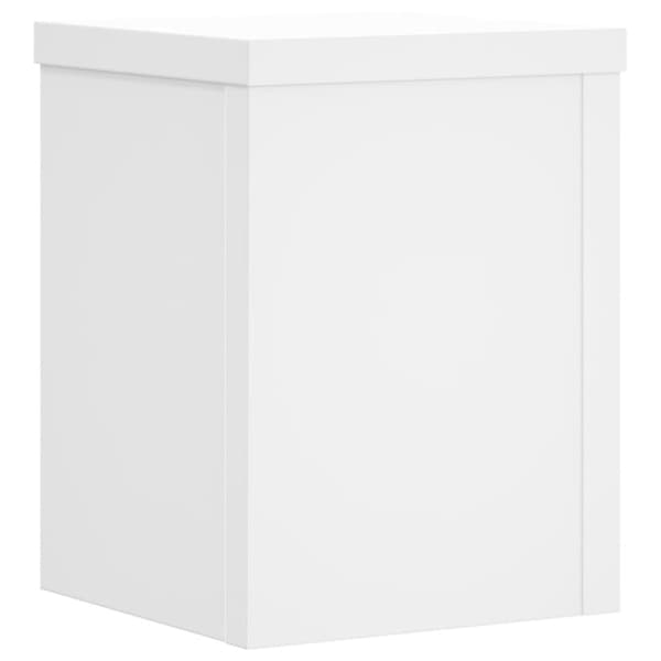 Växtställ 2 st vit 15x15x20 cm konstruerat trä