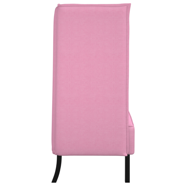 Hög Ryggsoffa 101cm Rosa tyg