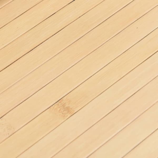 Matta rektangulär ljus naturlig 80x200 cm bambu
