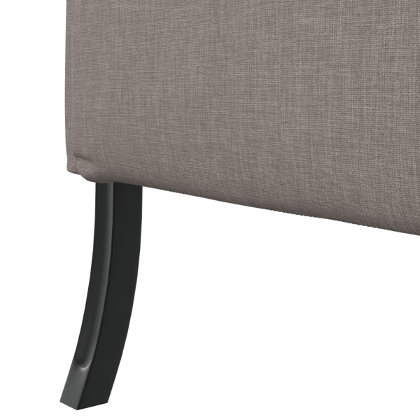Hög Ryggsoffa 101cm Taupe tyg