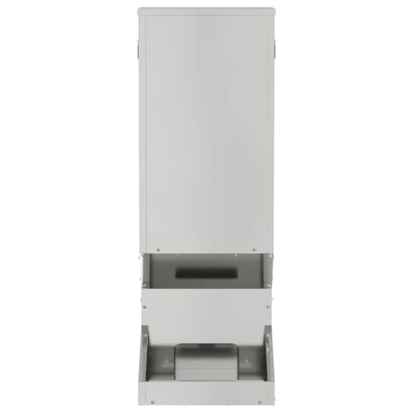 Rådjur Foderautomat Silver 28 x 30 x 80 cm Galvaniserat Stål