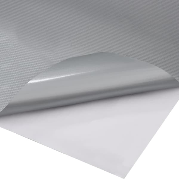 Bilfoliering 2 st 4D silver 100x150 cm