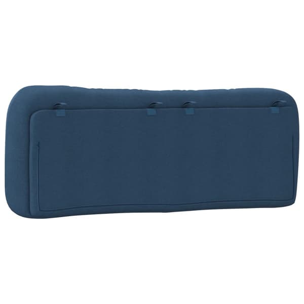 Headboard Cushion "Hvar" Blue 120 cm Fabric