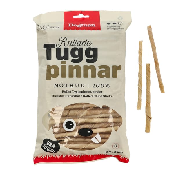Tuggpinnar Rullade 100p Brun 12,5cm