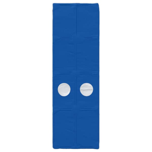 Sängtunnel 2 pcs Blå 211 x 67,5 x 2 cm Polyester