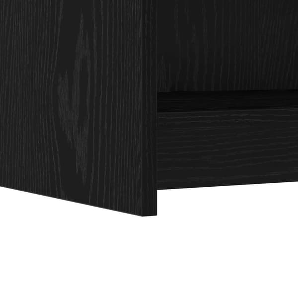 Sideboard Svart ek 75 x 36 x 80 cm Konstruerat trä