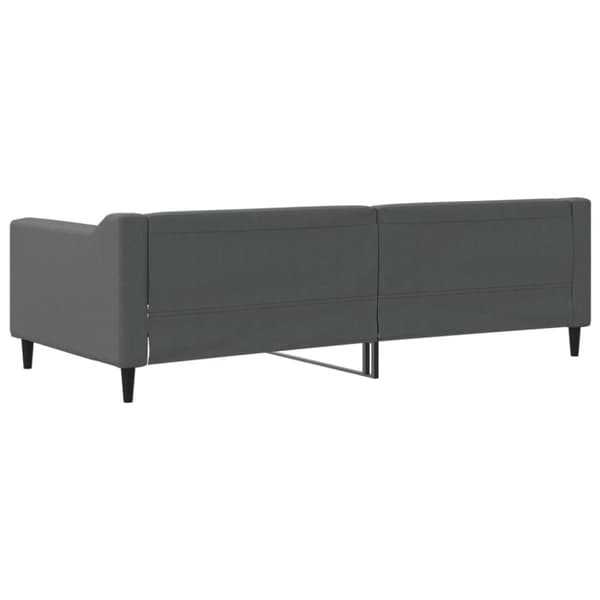 Dagbädd mörkgrå 90x200 cm tyg