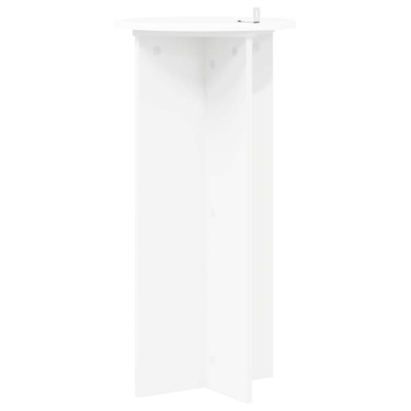 Växtställ 2 pcs Vit Ø40 x 80 cm Konstruerat trä