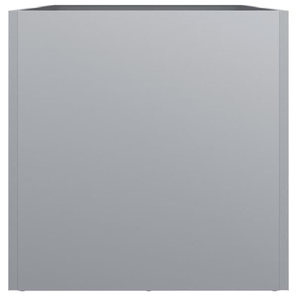 Odlingslåda silver 62x30x29 cm galvaniserat stål