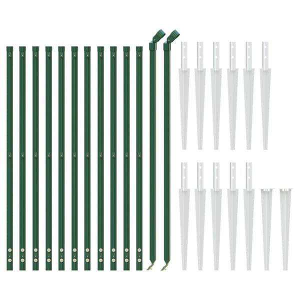 Stängsel med markspett grön 1,1x25 m