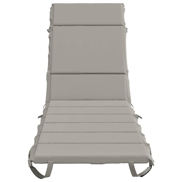 Solstol Kudde GEMERT 100% Polyester Grå 200 x 50 x 3 cm