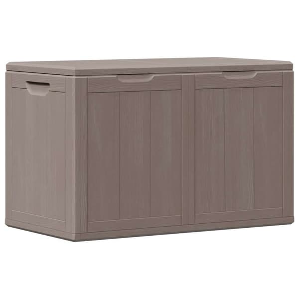 Dynbox 180 liter brun PP-träliknande