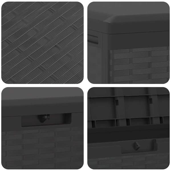 Dynbox antracit 114x47x60 cm