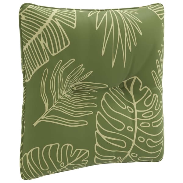 Ryggkudde PUTTEN 100% Polyester Bladdesign 40 x 40 x 10 cm