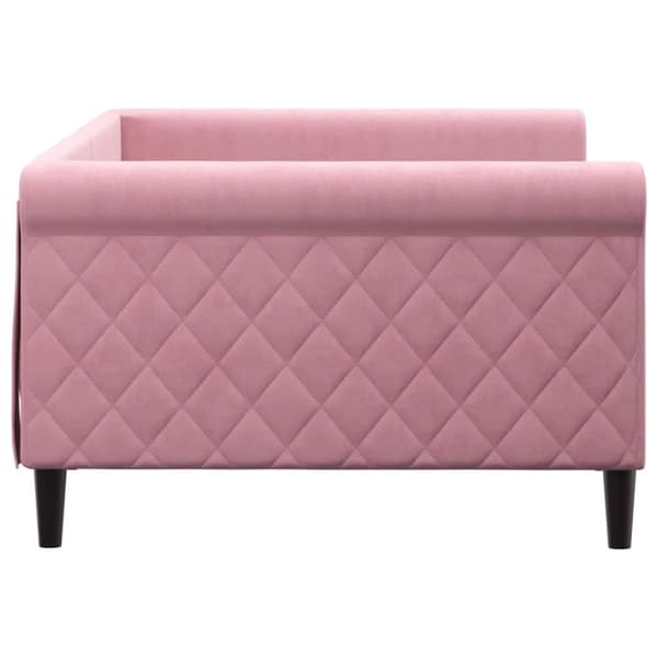 Dagbädd rosa 100x200 cm sammet